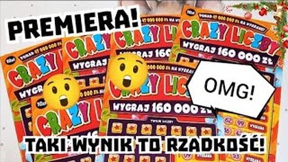 Zdrapmasy Lotto  30  Premiera! 6 zdrapek Crazy Liczby!  Normalnie szok! 