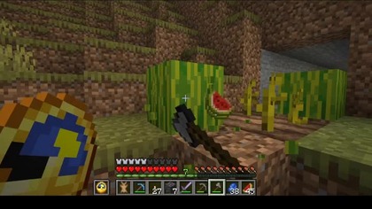 Picking watermelons #minecraft #game #gaming #Short #Shorts #ASMR