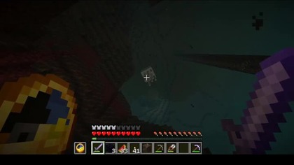 One of the weirdest fights with a Ghast in the Nether Ive ever had or seen #minecraft #game #gaming