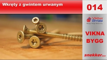 014 Wkręty z gwintem urwanym