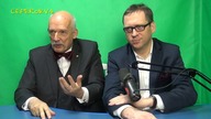 Janusz Korwin-Mikke i Szczepan Barszczewski w radiu Jard (03.03.2016 Białystok)