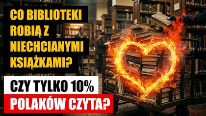 Co biblioteki robią z NIECHCIANYMI książkami? | Czy tylko 10% Polaków czyta?