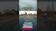 Wjechał prosto pod auto.  Odjechał a rower porzucony.  Co tu się wydarzyło? #droga #zagadki