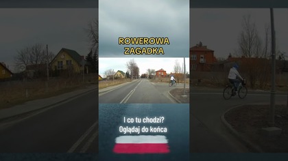 Wjechał prosto pod auto.  Odjechał a rower porzucony.  Co tu się wydarzyło? #droga #zagadki