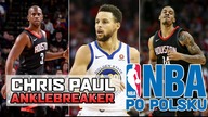 CHRIS PAUL łamie kostki | Warriors vs Rockets | NBA po POLSKU