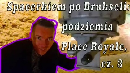 Podziemia Place Royale w Brukseli.  @Coudenberg #bruxelles #europe #movie @OkiemPisarza
