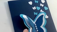 Łatwa kartka na Dzień Matki z motylkiem 3D. DIY #shorts #laurka #dzienmatki #kartka #matka #mama