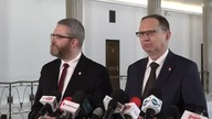 Grzegorz Braun DZWONI do Straży Marszałkowskiej ws.  UKRAIŃSKICH FLAG w Sejmie!