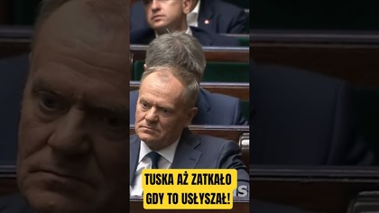 DONALDA TUSKA AŻ ZATKAŁO GDY USŁYSZAŁ SŁOWA PRAWDY W SEJMIE! #polityka #nawrocki #pis #polska #tusk