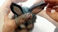 Kr&oacute;liczek wielkanocny z resztek wł&oacute;czki, z pompon&oacute;w. Jak zrobić? DIY #shorts #wielkanoc #krolik