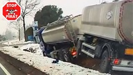 Nietrzeźwy kierowca mlekowozu uderza w Skodę i wpada do rowu w Makowie Mazowieckim.  STOP PIRAT