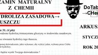 Przeprowadzono hydrolizę tristearynianu gliceryny w środowisku zasadowym. WYKRYWANIE.  ZADANIE 31 CKE 2003 STYCZEŃ.  #Chemia