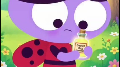 Ladybird Lu talking to the Secret Bug Formula 7