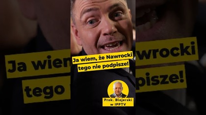 Ja wiem, że Nawrocki tego nie podpisze! prok.  Blajerski #Nawrocki #PiS #Kaczyński #polityka #Polska