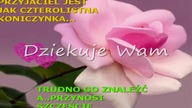 Dziekuje Wam przyjaciele