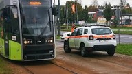 Tramwaj pojechał w kierunku byłej Silwany.  Na razie testowo