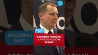 CZŁOWIEK PORAŻKA KAMIŃSKI MOCNO O SASINIE #shorts