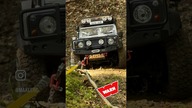Offroad Winch Recovery Land Rover DEFENDER #rccrawler #rccar #offroad