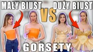 DUŻY KONTRA MAŁY BIUST / MIERZYMY GORSETY
