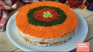Sałatka Fantazja - Tort Sałatkowy