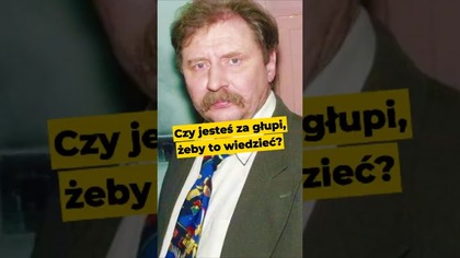 Czy jesteś za głupi, żeby to wiedzieć? #Polska #Polacy #polityka #służby #JP2 #katokomuna #wybory
