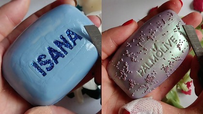 Soap Carving ASMR Relaxing Sounds no talking Satisfying ASMR Video