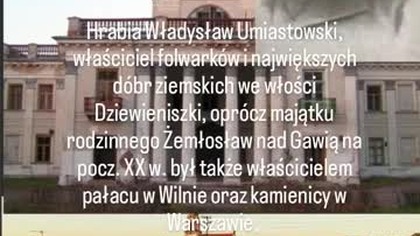 Dziewieniszki - Żemłosław, Wilno, Warszawa.  Dieveniškės - emislaulis, Vilnius, Varšuva