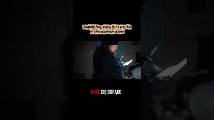 Kliknij  i zobacz całość  Stary list z wojska do ukochanej #polska #urbex #shorts #wspomnienia