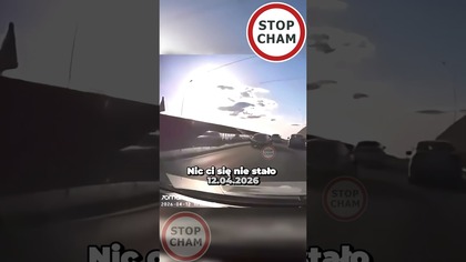 Moment wypadku w Łomiankach na S7 #stopcham #wypadek #dashcam