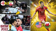 14 doliczonych minut...  Anglia ROZBIŁA Iran 6 do 2! USA remisuje z Walią! BALE BOHATEREM! | LANDRI
