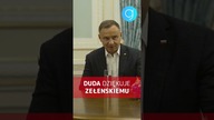 Andrzej Duda dziękuje Zełenskiemu i składa życzenia OD CAŁEJ POLSKI #shorts