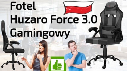 Fotel Huzaro Force 3. 0 Gamingowy do komputera i biura  Opinia