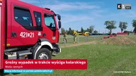 Groźny wypadek w trakcie wyścigu kolarskiego.  Wielu rannych [KS Info]