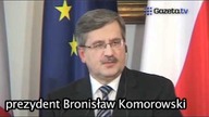 Komorowski: Zaproszenia prezydenta Rosji jest wskazane