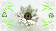 Świetny pomysł, jak z dw&oacute;ch rolek po papierze zrobić fajny kwiatek. DIY