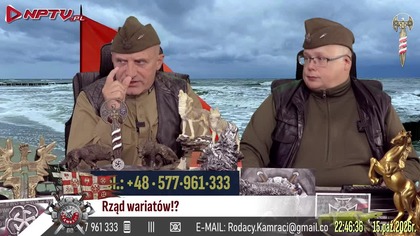 Rząd wariat&oacute;w! Czw.  15. 10. 2026r.  W.  Olszański, M.  Osadowski Kamraci NPTV.pl RODACY KAMRACI.