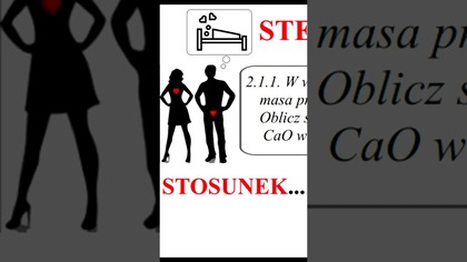 STOSUNEK...  po R......| zbiór stechiometria | zadanie 2. 1. 1 | #chemia #cke #chemistry #shorts