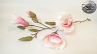 Jak zrobić gałązkę z kwiatem magnolii - Pomysły plastyczne DiY