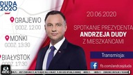 Wiec wyborczy Andrzeja Dudy w Białymstoku \\ 4MensTV