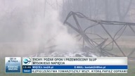 Zaczęło się od opon.  Runęły słupy