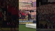 TRUMP WRĘCZYŁ HISZPANII PUCHAR I...  POMYLIŁ DROGĘ  INFANTINO POBIEGŁ ZA NIM  #worldcup