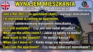 Wynajem mieszkania po angielsku zwroty i słówka - Renting a flat an apartment in English