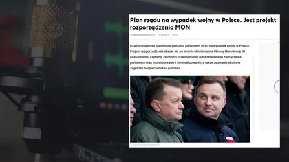 Morawiecki przejmie dowodzenie nad państwem...  Plan działań na wypadek wybuchu wojny w Polsce