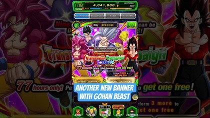TRANSCENDENT CAMPAIGN DRAGON STONE SUMMON DBZ DOKKAN BATTLE