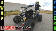 SWAP! Yamaha YFZ Kawasaki ER6 / Kolejny w Legionie  Made by Mechanic ATV #atv #quad #swap
