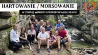 Hartowanie Morsowanie w Zimnej Wodzie Górskiego Wodospadu #kąpieli.  Haretski.  Medycyna Regeneracyjna