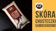 Chusteczki samochodowe do tapicerki skórzanej | K2 Letan Wipes