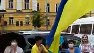 Dzień Niepodległości Ukrainy-marsz obrońców Ukrainy.