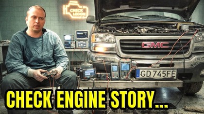 KUP OPLA MÓWILI...  GMC SIERRA 5. 3 V8, NIE GASNĄCY CHECK ENGINE, ODGRUZOWYWANIE CIĄG DALSZY...