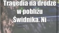Tragedia na drodze w pobliżu Świdnika.  Nie żyje kierowca forda.  Zdjęcia